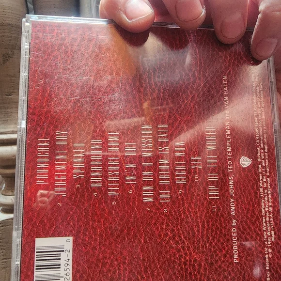 Van Halen CD Autographed By All 4 Original Members
